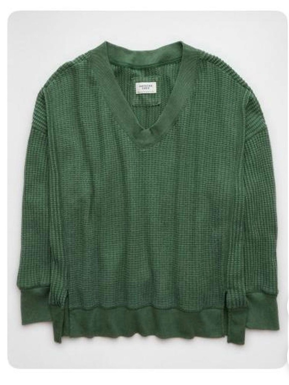 American Eagle Oversized Waffle Knit Sweater